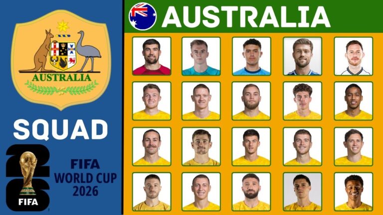 upptäck den australiska laguppställningen för vm 2026 och få de senaste nyheterna, spelarinformation och taktiska analyser inför turneringen.