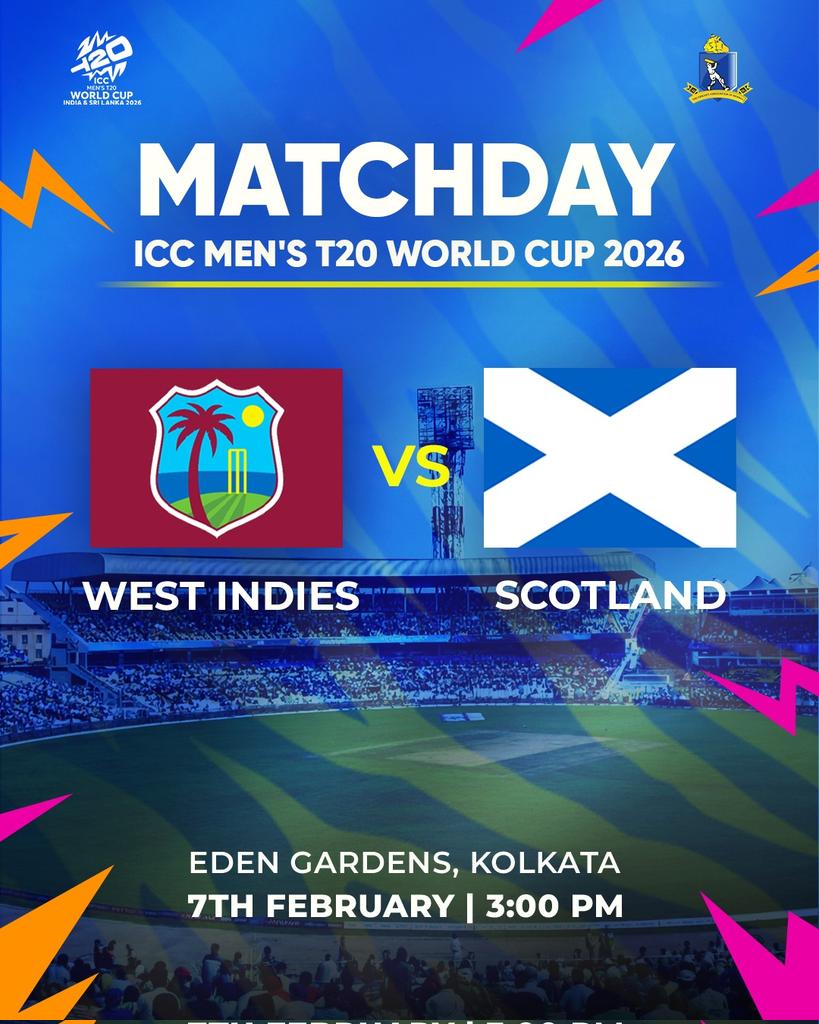 följ liveuppdateringar och spänningen från west indies vs skottland i t20 world cup 2026. se matcher, poäng och höjdpunkter i realtid.